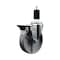 Service Caster 5'' Semi Steel Swivel 1-3/8'' Expanding Stem Caster with Brake SCC-EX20S514-SSS-PLB-138 - alternate 1